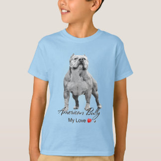 American Bully Abbildung mit Inschrift T-Shirt