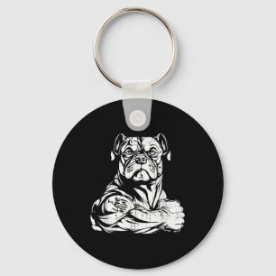 American Bully Biceps Tattoo Pet - Hundezucht I Lo Schlüsselanhänger