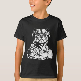 American Bully Biceps Tattoo Pet - Hundezucht I Lo T-Shirt