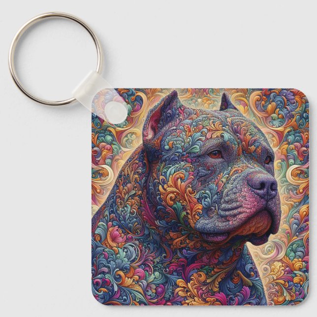 American Bully Decorative Schlüsselanhänger (Vorderseite)