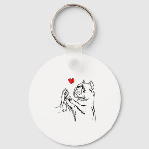 American Bully Liebe Niedlich Pitbull Dog Mama Fun Schlüsselanhänger