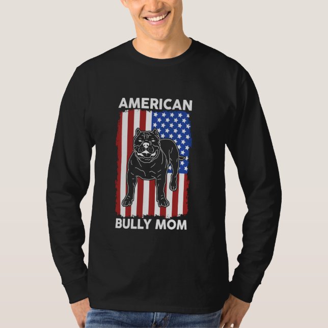 American Bully Mama Dog Owner American Bully T-Shirt (Vorderseite)