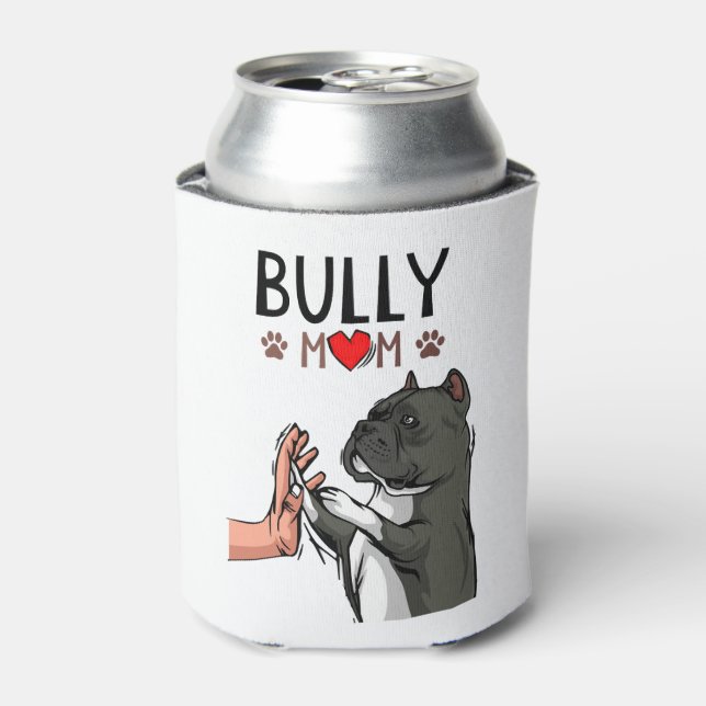 American Bully Mama Niedlich Dog Mama Funny Women Dosenkühler (Kanne Vorderseite)