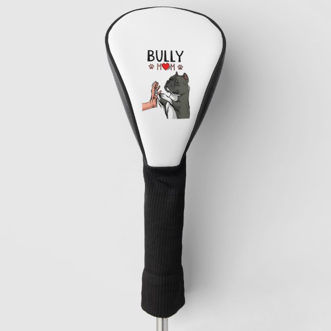American Bully Mama Niedlich Dog Mama Funny Women Golf Headcover (Vorderseite)