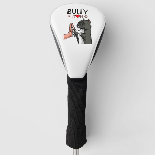 American Bully Mama Niedlich Dog Mama Funny Women Golf Headcover (Vorderseite)