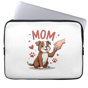 American Bully Mama Niedlich Dog Mama Funny Women Laptopschutzhülle