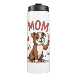 American Bully Mama Niedlich Dog Mama Funny Women Thermosbecher