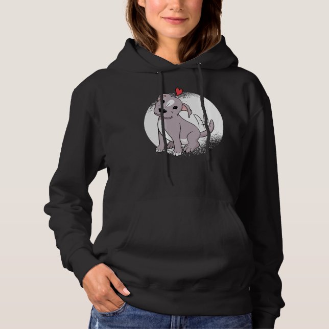 American Bully Pet Home Animal Pitbull Dog Lov Hoodie (Vorderseite)