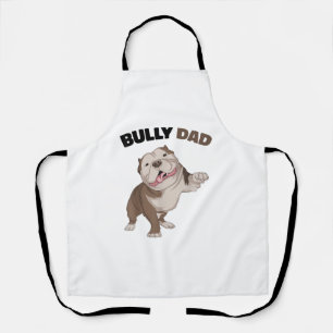 American Bully Vater Dog Eigentümer Vater Funny Me Schürze