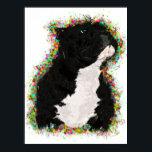American Bulorful Pop Art Poster<br><div class="desc">Dieses Originalportrait eines amerikanischen Bully wurde von mir mit einer Kombination aus Handskizzen und Malerei zusammen mit digitaler Kunst erstellt. Es hat ein abstraktes, Pop-Art-Ambiente mit vielen Details und hellen, fröhlichen Farben. Wenn Sie möchten, dass dieses Design auf einem Artikel nicht in meinem Shop angezeigt, klicken Sie einfach auf den...</div>