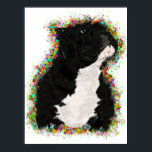 American Bulorful Pop Art Poster<br><div class="desc">Dieses Originalportrait eines amerikanischen Bully wurde von mir mit einer Kombination aus Handskizzen und Malerei zusammen mit digitaler Kunst erstellt. Es hat ein abstraktes, Pop-Art-Ambiente mit vielen Details und hellen, fröhlichen Farben. Wenn Sie möchten, dass dieses Design auf einem Artikel nicht in meinem Shop angezeigt, klicken Sie einfach auf den...</div>