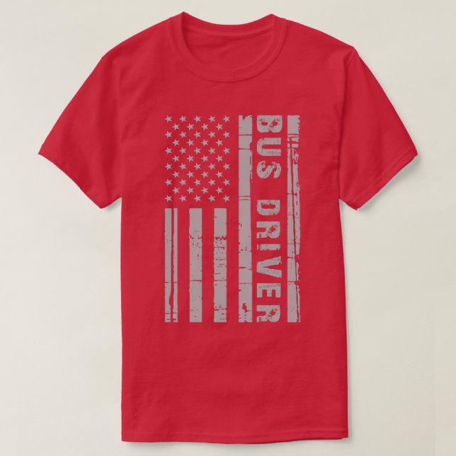 American Bus Driver Classic TShirt (Design vorne)