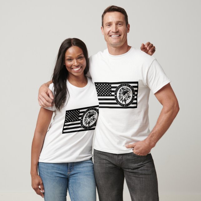 American By Birth Patriot By Choice Flag © FB @ # T-Shirt (Unisex)
