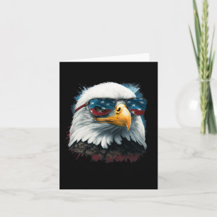 American Byld Eagle Usa Flag Shirt 4. Juli Eag Karte