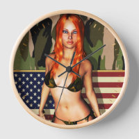 American Camouflage Bikini Babe
