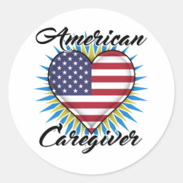 American Caregiver Aufkleber