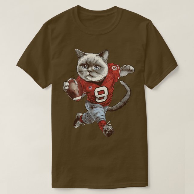 American Cat Player T-Shirt (Design vorne)