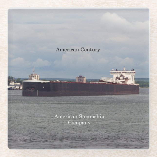 American Century Glas Untersetzer (Vorderseite)