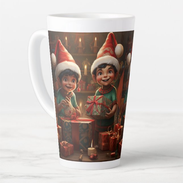 American Christmas Elf Specialty Tasse (Linke Ecke)
