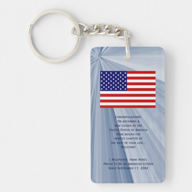American Citizenship Flag Award avec date par Janz (Devant)