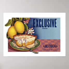American Citrus Vintag ADV Poster