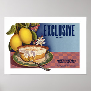 American Citrus Vintag ADV Poster