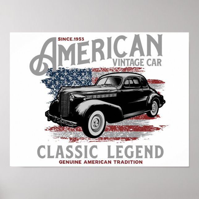 American classic legendPoster Poster (Vorne)