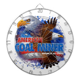 AMERICAN COAL MINER von Earl Ferguson Dartscheibe