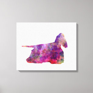 American Cocker Spaniel 01 in Watercolor 2 Leinwanddruck