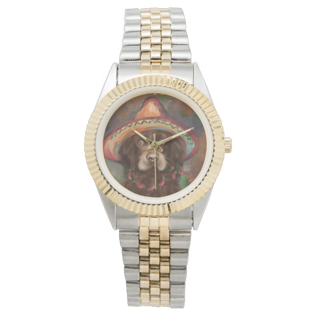 American Cocker Spaniel  Armbanduhr (Vorderseite)