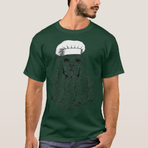 American Cocker Spaniel Dog Cook Koch Funny Cookie T-Shirt