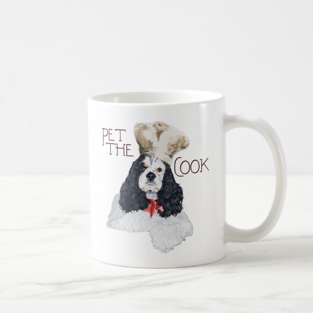 American Cocker Spaniel Koch Kaffeetasse (Rechts)