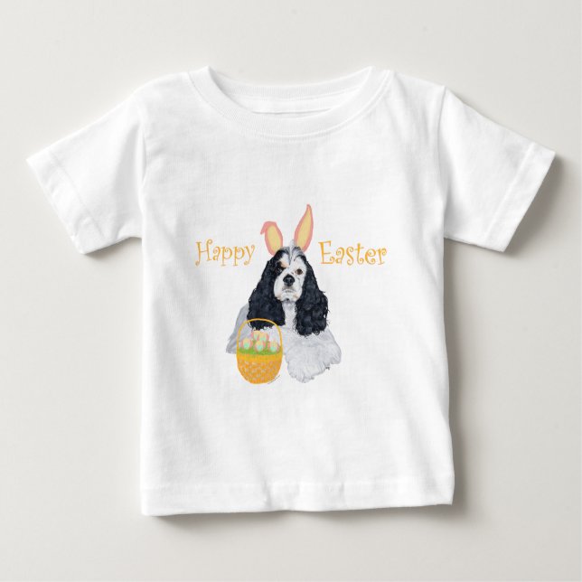 American Cocker Spanisch Oaster Baby T-shirt (Vorderseite)