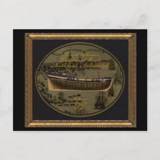 American Colonial Schooner Sir Edward Hawke Postkarte