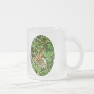 American Copper Butterfly Mattglastasse
