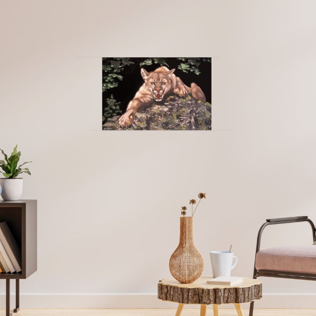 American Cougar Poster (Wohnzimmer 3)