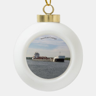 American Course Ball oder Snowflake Ornament