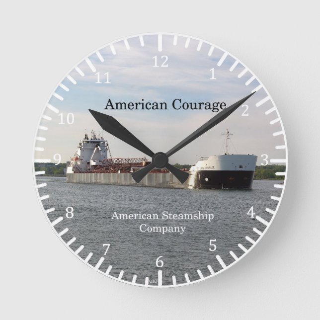 American Courtage Uhr (Vorderseite)