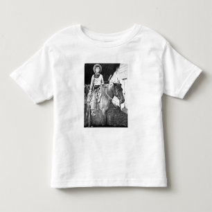 American cowboy in Kansas, c.1880 (b/w-Foto) Kleinkind T-shirt