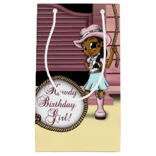 American Cowgirl Birthday Kleine Geschenktüte