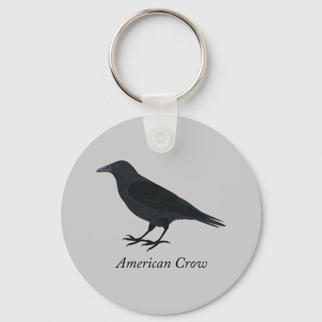 American Crow Schlüsselanhänger (Vorderseite)