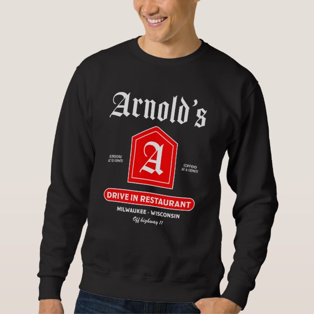 American Diner der 50er Jahre Sweatshirt (Vorderseite)