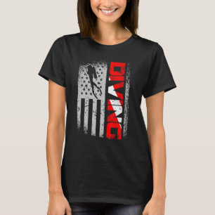 American Diver Down Flag UG Flag Dive 1 T-Shirt