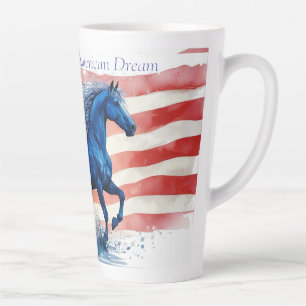American Dream Patriotic Horse Milchtasse