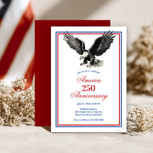 American Eagle America 250-Jahr-Jubiläumsfeier Einladung