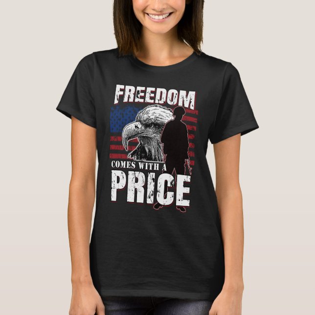 American Eagle American Flag Heritage Freedom T-Shirt (Vorderseite)