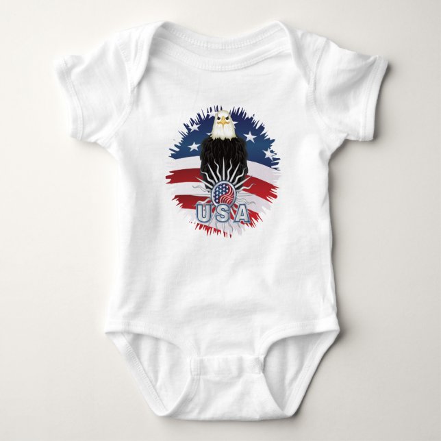 American Eagle Baby Strampler (Vorderseite)
