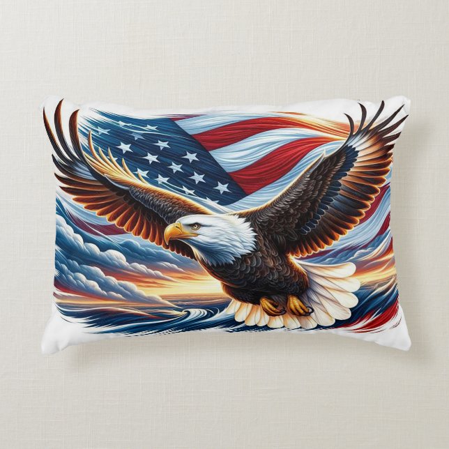 American Eagle Dekokissen (Vorderseite)
