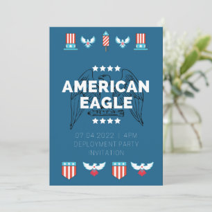 American Eagle Einsatzparty Einladung