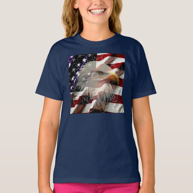 American Eagle Flag Shirt (Vorderseite)